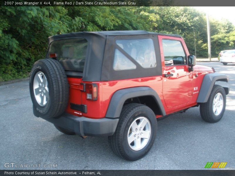 Flame Red / Dark Slate Gray/Medium Slate Gray 2007 Jeep Wrangler X 4x4