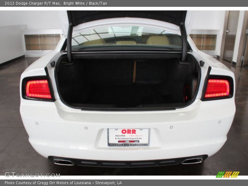 Bright White / Black/Tan 2013 Dodge Charger R/T Max