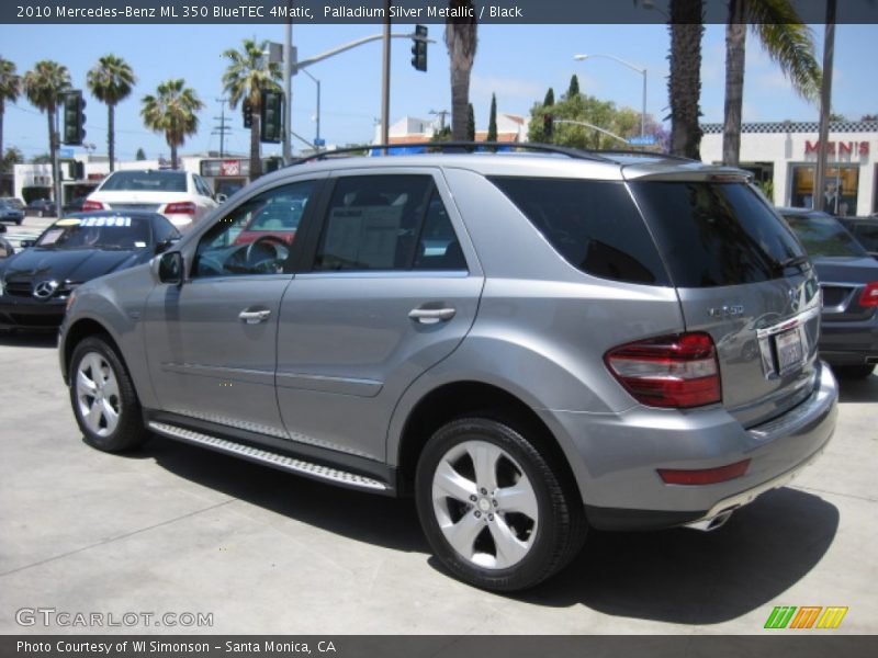 Palladium Silver Metallic / Black 2010 Mercedes-Benz ML 350 BlueTEC 4Matic