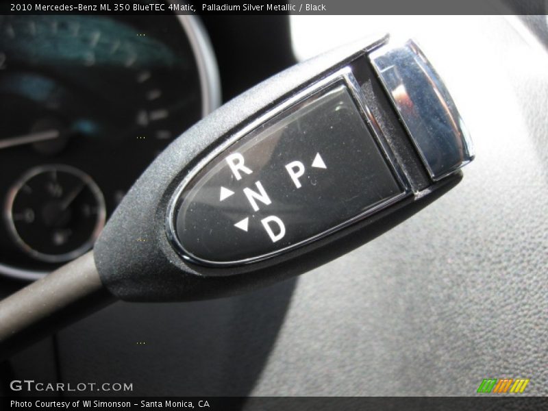 Palladium Silver Metallic / Black 2010 Mercedes-Benz ML 350 BlueTEC 4Matic