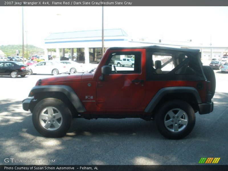 Flame Red / Dark Slate Gray/Medium Slate Gray 2007 Jeep Wrangler X 4x4