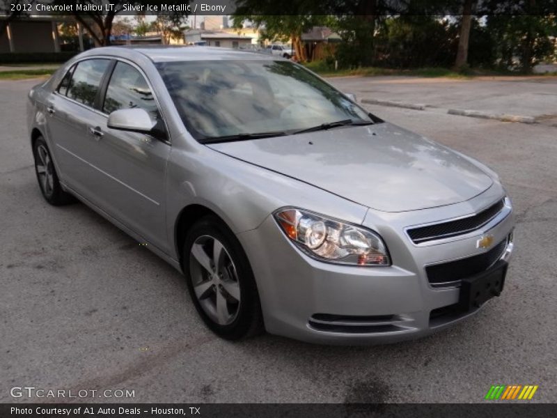 Silver Ice Metallic / Ebony 2012 Chevrolet Malibu LT