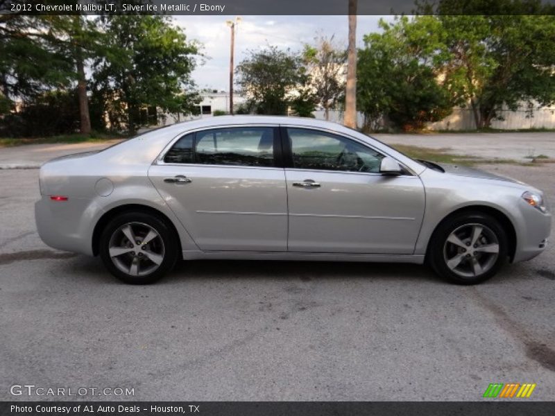 Silver Ice Metallic / Ebony 2012 Chevrolet Malibu LT