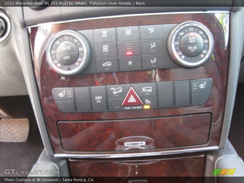 Palladium Silver Metallic / Black 2010 Mercedes-Benz ML 350 BlueTEC 4Matic