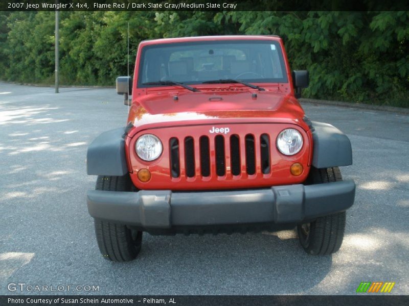 Flame Red / Dark Slate Gray/Medium Slate Gray 2007 Jeep Wrangler X 4x4