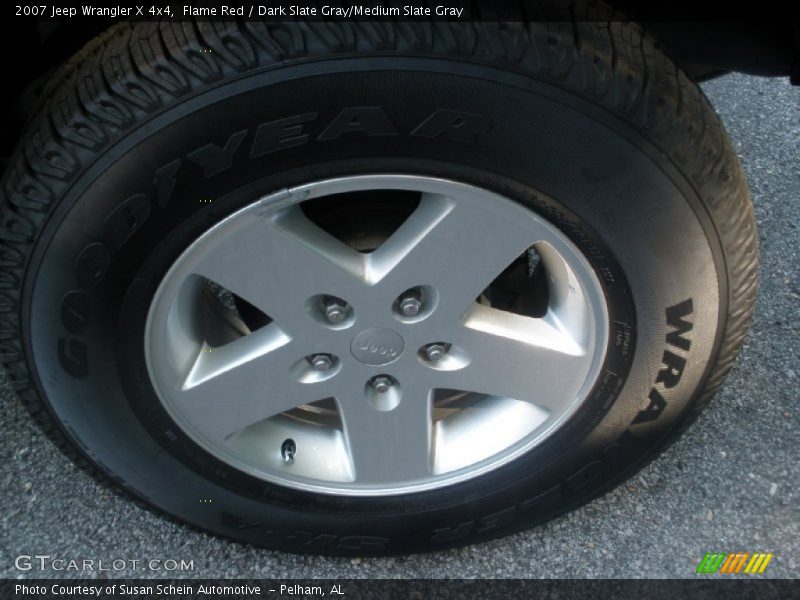 Flame Red / Dark Slate Gray/Medium Slate Gray 2007 Jeep Wrangler X 4x4