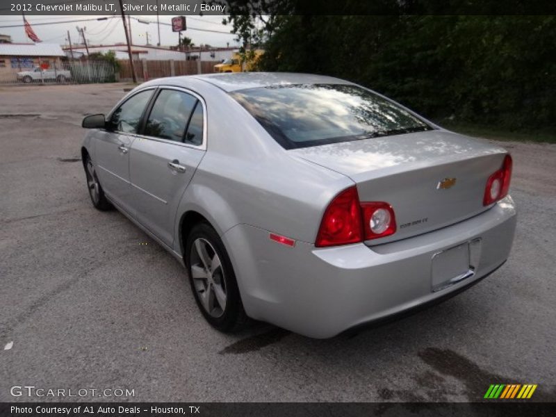 Silver Ice Metallic / Ebony 2012 Chevrolet Malibu LT
