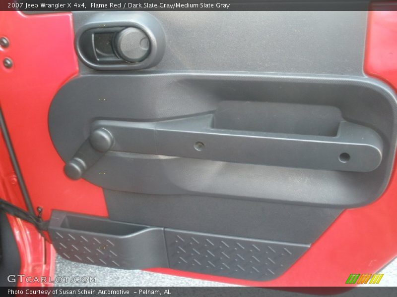 Flame Red / Dark Slate Gray/Medium Slate Gray 2007 Jeep Wrangler X 4x4