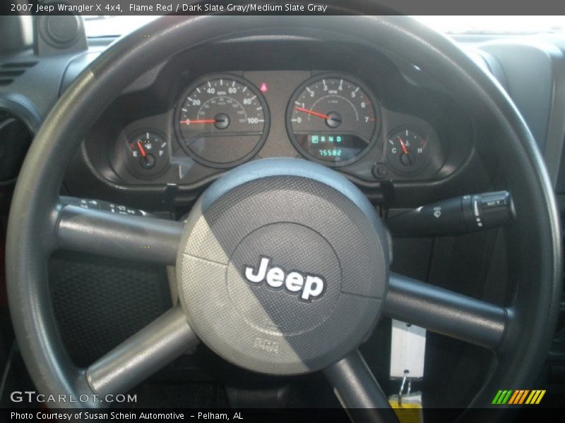 Flame Red / Dark Slate Gray/Medium Slate Gray 2007 Jeep Wrangler X 4x4