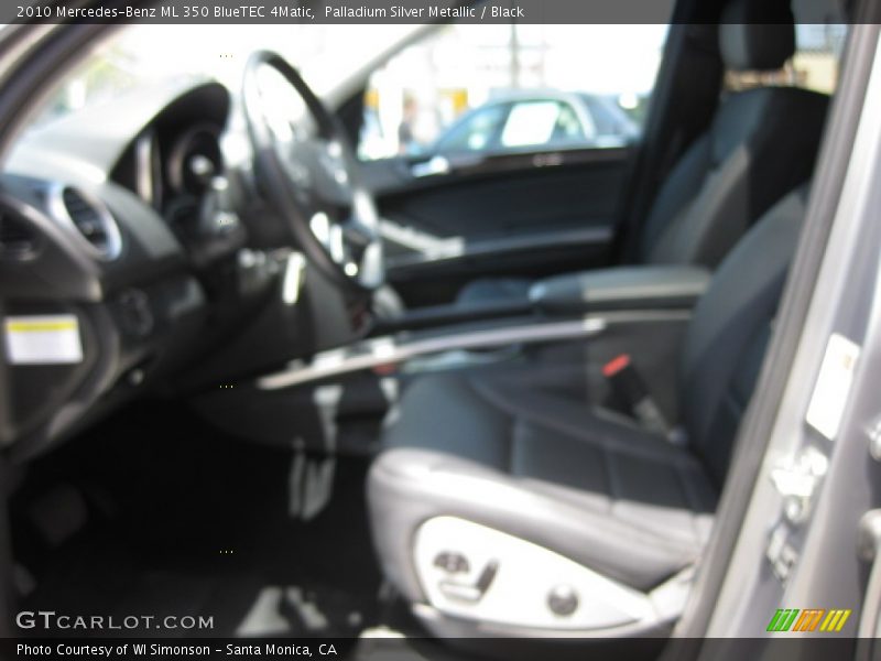 Palladium Silver Metallic / Black 2010 Mercedes-Benz ML 350 BlueTEC 4Matic