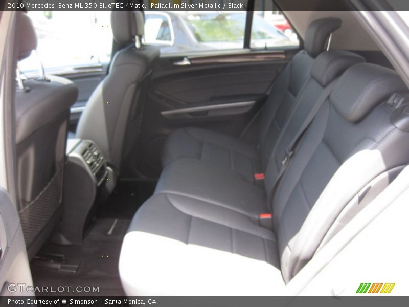 Palladium Silver Metallic / Black 2010 Mercedes-Benz ML 350 BlueTEC 4Matic