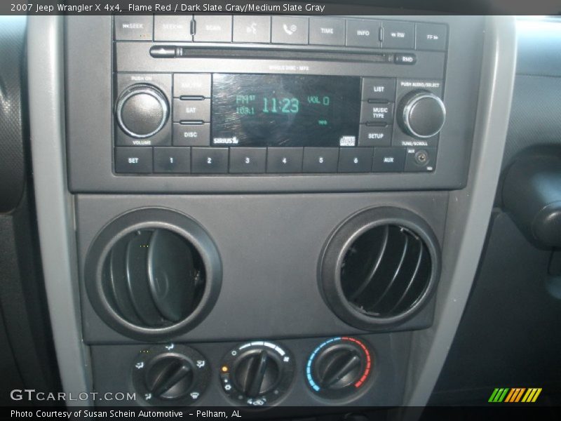 Flame Red / Dark Slate Gray/Medium Slate Gray 2007 Jeep Wrangler X 4x4