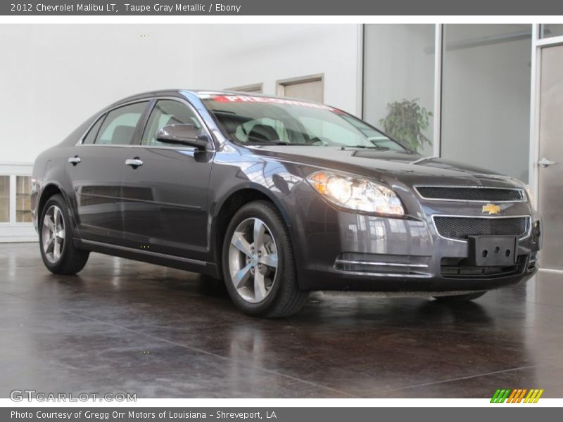 Taupe Gray Metallic / Ebony 2012 Chevrolet Malibu LT