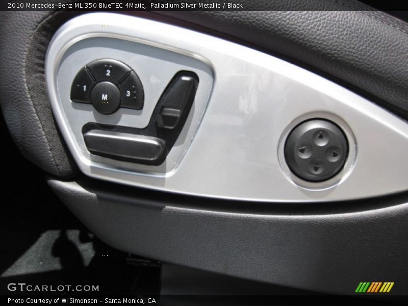 Palladium Silver Metallic / Black 2010 Mercedes-Benz ML 350 BlueTEC 4Matic