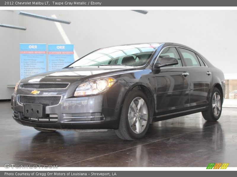 Taupe Gray Metallic / Ebony 2012 Chevrolet Malibu LT