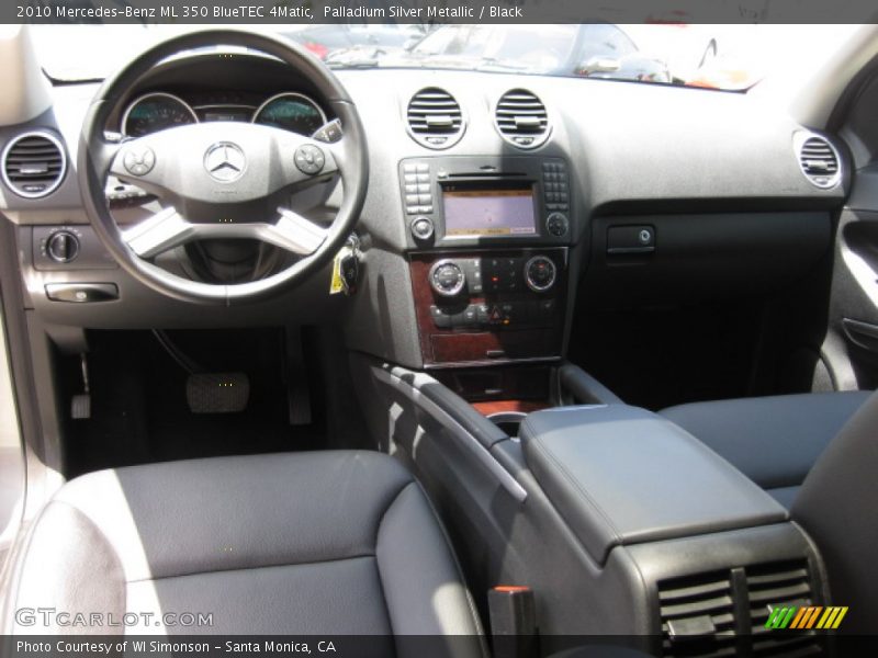 Palladium Silver Metallic / Black 2010 Mercedes-Benz ML 350 BlueTEC 4Matic