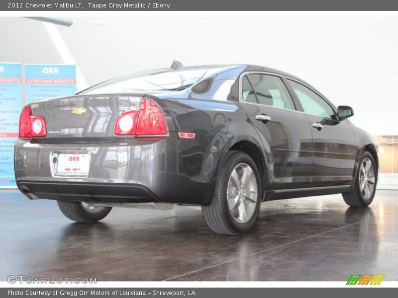 Taupe Gray Metallic / Ebony 2012 Chevrolet Malibu LT