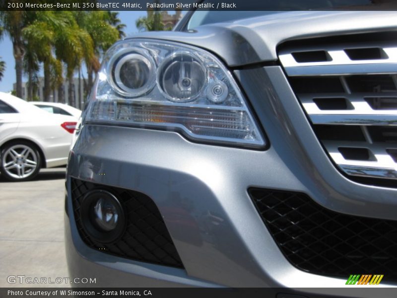 Palladium Silver Metallic / Black 2010 Mercedes-Benz ML 350 BlueTEC 4Matic