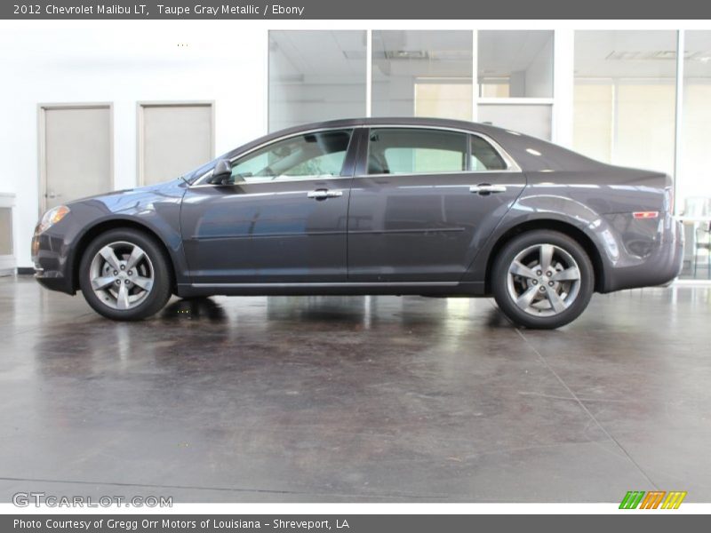 Taupe Gray Metallic / Ebony 2012 Chevrolet Malibu LT