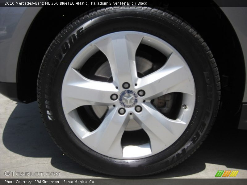 Palladium Silver Metallic / Black 2010 Mercedes-Benz ML 350 BlueTEC 4Matic