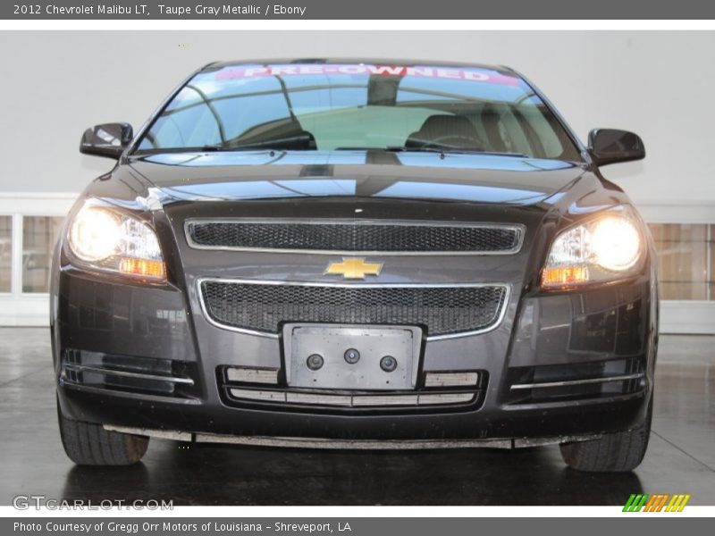 Taupe Gray Metallic / Ebony 2012 Chevrolet Malibu LT