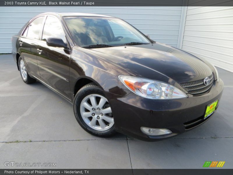 Black Walnut Pearl / Taupe 2003 Toyota Camry XLE