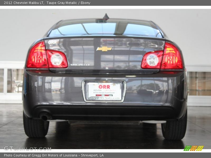 Taupe Gray Metallic / Ebony 2012 Chevrolet Malibu LT