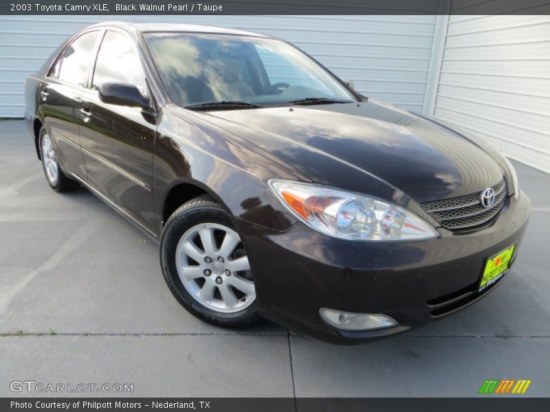 Black Walnut Pearl / Taupe 2003 Toyota Camry XLE