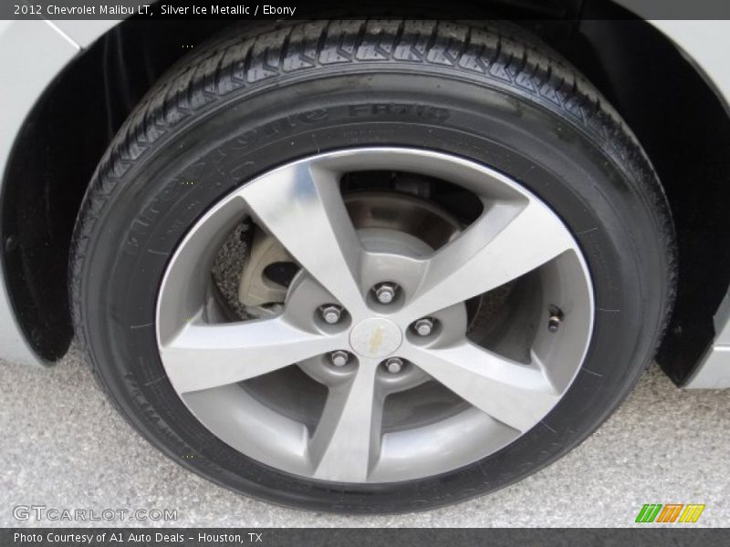 Silver Ice Metallic / Ebony 2012 Chevrolet Malibu LT