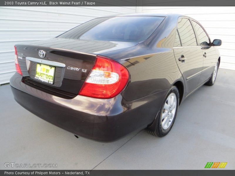 Black Walnut Pearl / Taupe 2003 Toyota Camry XLE