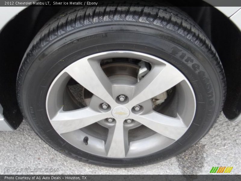 Silver Ice Metallic / Ebony 2012 Chevrolet Malibu LT