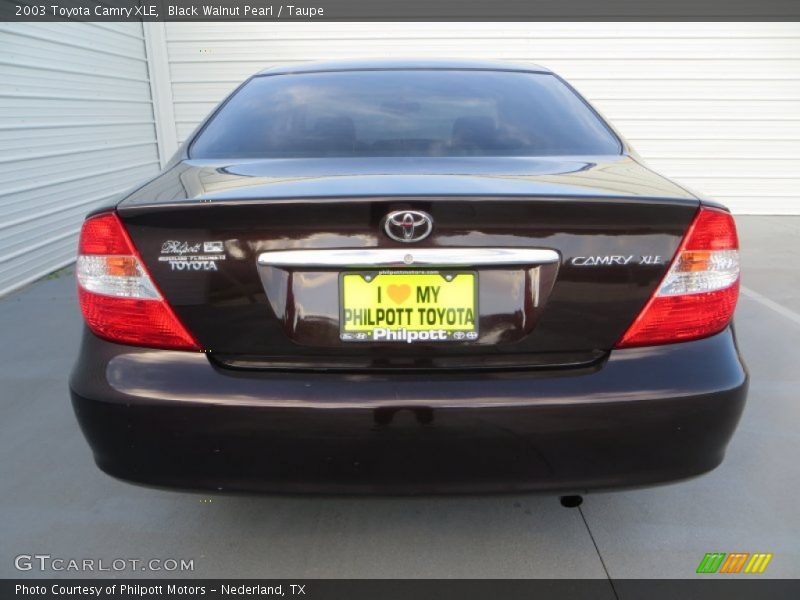 Black Walnut Pearl / Taupe 2003 Toyota Camry XLE