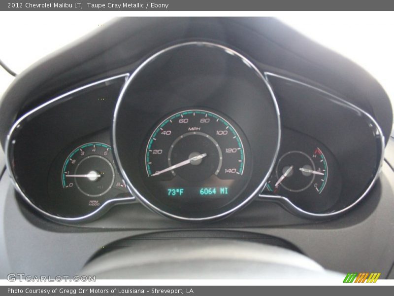 Taupe Gray Metallic / Ebony 2012 Chevrolet Malibu LT