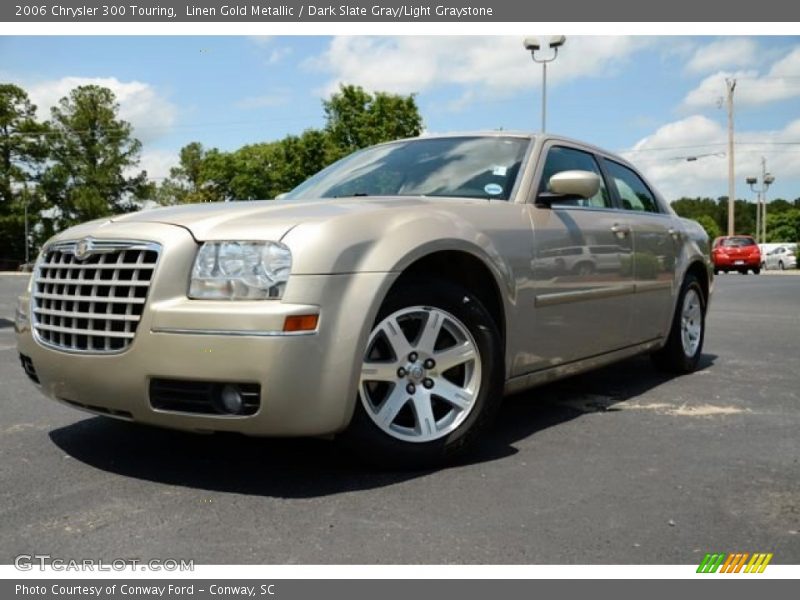 Linen Gold Metallic / Dark Slate Gray/Light Graystone 2006 Chrysler 300 Touring
