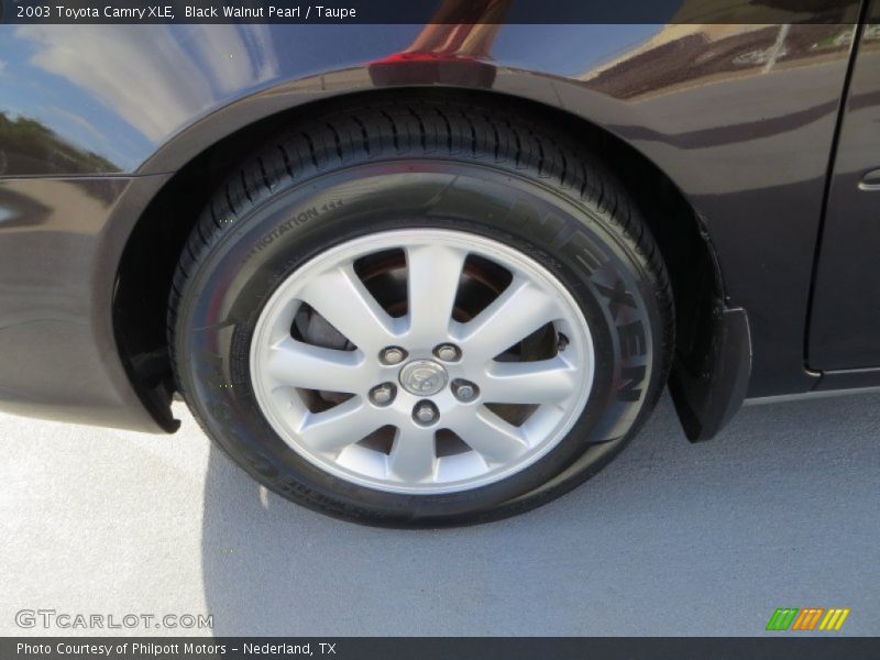 Black Walnut Pearl / Taupe 2003 Toyota Camry XLE