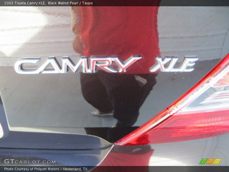 Black Walnut Pearl / Taupe 2003 Toyota Camry XLE