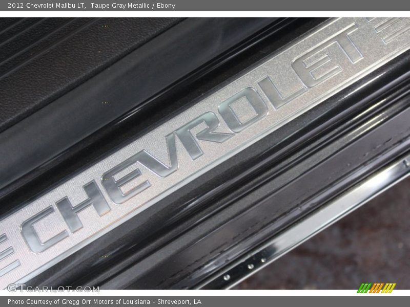 Taupe Gray Metallic / Ebony 2012 Chevrolet Malibu LT