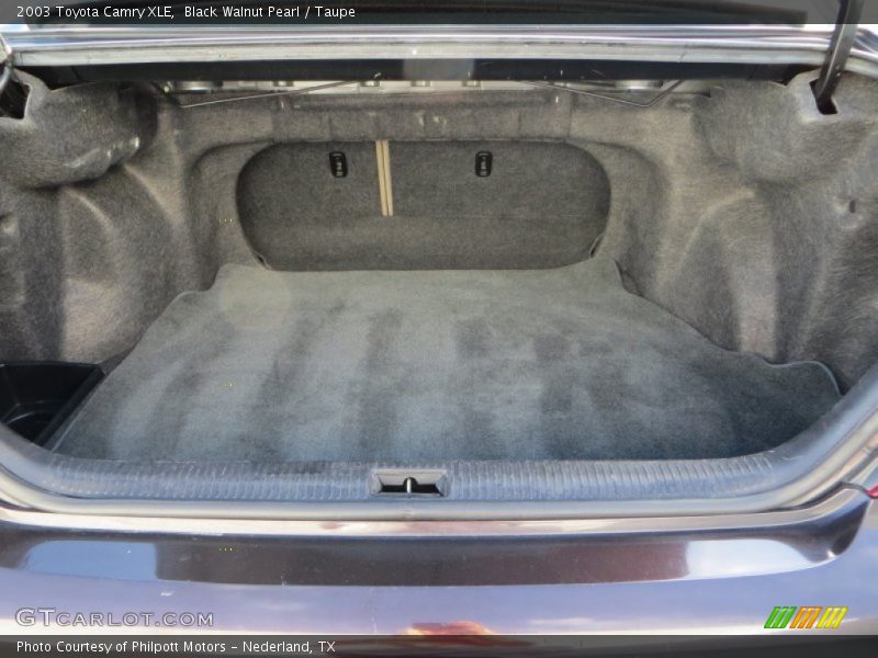  2003 Camry XLE Trunk