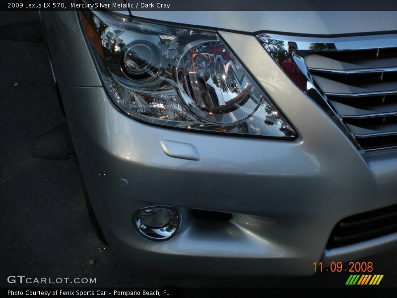 Mercury Silver Metallic / Dark Gray 2009 Lexus LX 570