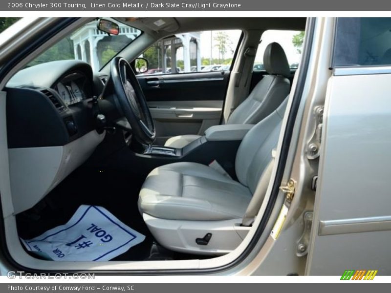 Linen Gold Metallic / Dark Slate Gray/Light Graystone 2006 Chrysler 300 Touring
