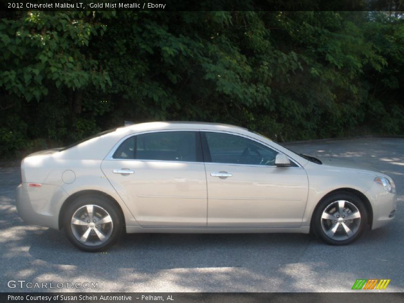 Gold Mist Metallic / Ebony 2012 Chevrolet Malibu LT
