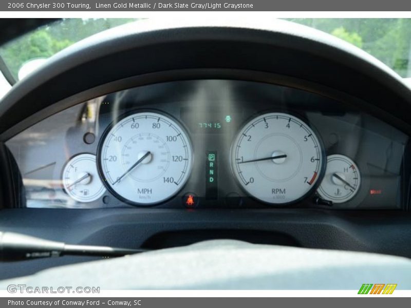Linen Gold Metallic / Dark Slate Gray/Light Graystone 2006 Chrysler 300 Touring
