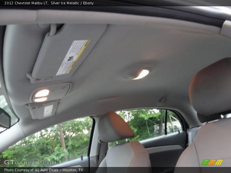 Silver Ice Metallic / Ebony 2012 Chevrolet Malibu LT