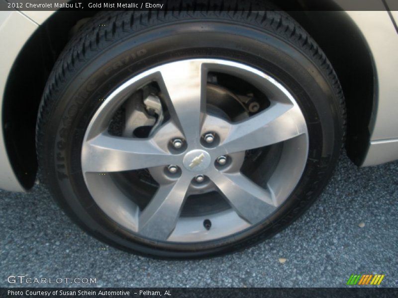 Gold Mist Metallic / Ebony 2012 Chevrolet Malibu LT
