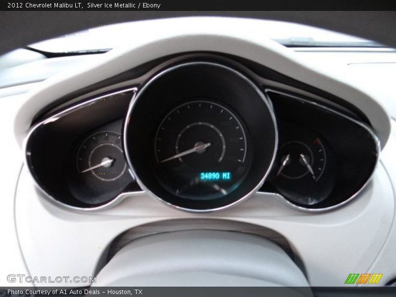 Silver Ice Metallic / Ebony 2012 Chevrolet Malibu LT