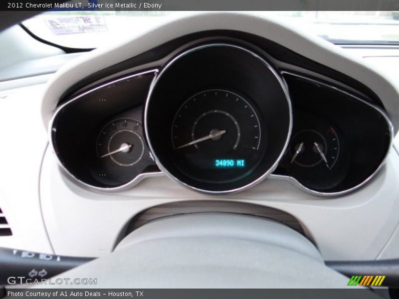 Silver Ice Metallic / Ebony 2012 Chevrolet Malibu LT