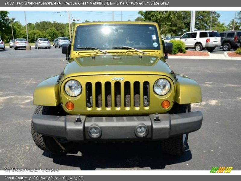 Rescue Green Metallic / Dark Slate Gray/Medium Slate Gray 2007 Jeep Wrangler Sahara 4x4