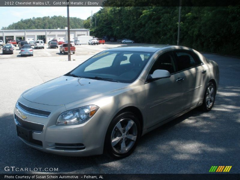 Gold Mist Metallic / Ebony 2012 Chevrolet Malibu LT