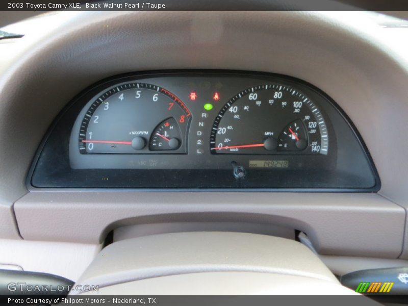  2003 Camry XLE XLE Gauges