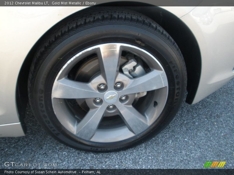 Gold Mist Metallic / Ebony 2012 Chevrolet Malibu LT